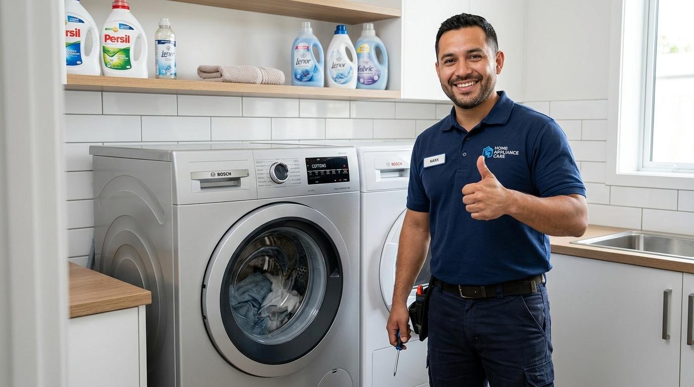 Técnico listo para atender una reparación